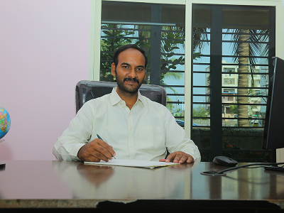 Principal of Radiant High School, Avuthu Madhu Sudhan Reddy
